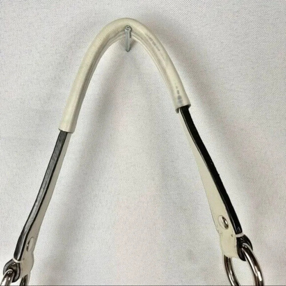 Coach Kristin White Leather Hobo Shoulder Satchel Bag - Picture 3 of 11